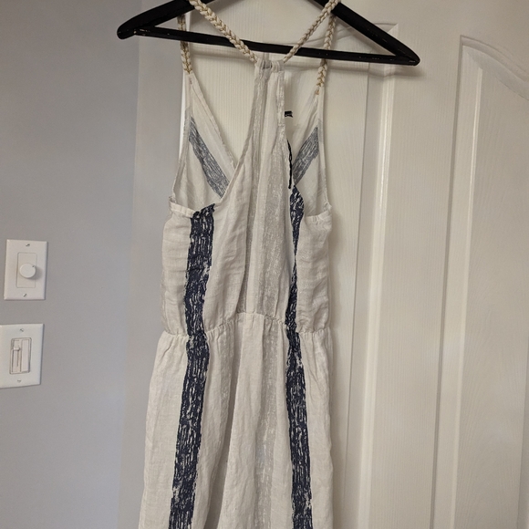 Women's summer linen romper - Picture 1 of 3